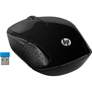 HP 200 WIRELESS MOUSE X6W31AA BLACK