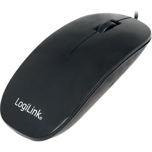 LOGILINK ID0063 SLIM OPTICAL MOUSE USB 1000DPI BLACK