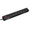 BRENNENSTUHL ECO LINE SWITCH 8SOCKET BLACK