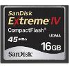 SANDISK 16GB EXTREME IV COMPACT FLASH CARD