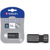 VERBATIM 49063 STORE'N'GO PINSTRIPE USB 2.0 BLACK 16GB