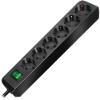 BRENNENSTUHL ECO LINE 6 SOCKET BLACK