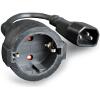 CABLEXPERT PC-SFC14M-01 POWER ADAPTER CORD C14 MALE TO SCHUKO FEMALE