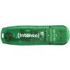 INTENSO 3502460 RAINBOW LINE 8GB USB2.0 FLASH MEMORY GREEN