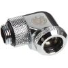 BITSPOWER MULTI-LINK ADAPTER 90 DEGREE G1/4 12MM AD - ROTATING, SHINY SILVER