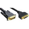 INLINE DVI-D EXTENSION DIGITAL CABLE M/F DUAL LINK 2M