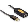 DELOCK 82446 CABLE USB 2.0 EXTENSION ACTIVE 10M