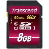 TRANSCEND TS8GSDHC10U1 8GB SDHC CLASS 10 UHS-I 600X ULTIMATE