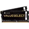 CORSAIR CMSO16GX4M2A2133C15 VALUE SELECT 16GB (2X8GB) SO-DIMM DDR4 2133MHZ DUAL KIT