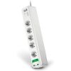 APC PM5U-GR ESSENTIAL SURGEARREST 5 OUTLETS WITH 5V 2.4A 2 PORT USB CHARGER 230V WHITE ΜΕ ΔΙΑΚΟΠΤΗ