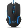 ESPERANZA EGM205B WIRED MOUSE FOR GAMERS 6D OPTICAL USB MX205 FIGHTER BLUE