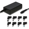 QOLTEC 51563 UNIVERSAL NOTEBOOK ADAPTER 65W 8 PLUGS