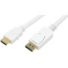 LOGILINK CV0055 DISPLAY PORT TO HDMI CABLE 2M WHITE