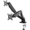 RAIDSONIC IB-MS304-T MONITOR STAND WITH TABLE SUPPORT FOR TWO MONITORS UP TO 27'