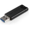VERBATIM 49316 16GB PINSTRIPE USB 3.0 FLASH DRIVE BLACK