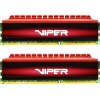 RAM PATRIOT PV416G320C6K VIPER 4 SERIES 16GB (2X8GB) DDR4 3200MHZ BLACK/RED DUAL KIT