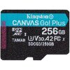 KINGSTON SDCG3/256GBSP CANVAS GO PLUS 256GB MICRO SDXC CLASS 10 UHS-I U3 V30 A2