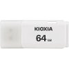 KIOXIA TRANSMEMORY HAYABUSA U202 64GB USB2.0 FLASH DRIVE WHITE