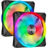 CORSAIR ICUE QL140 RGB 140MM PWM DUAL FAN KIT LIGHTING NODE CORE