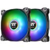TT PURE DUO 14 ARGB BK 140X140X25MM SYNC RADIATOR FAN