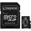 KINGSTON SDCS2/64GB CANVAS SELECT PLUS 64GB MICRO SDXC 100R A1 C10 CARD + SD ADAPTER