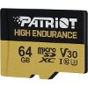 PATRIOT PEF64GE31MCH EP SERIES HIGH ENDURANCE 64GB MICRO SDXC V30