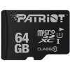 PATRIOT PSF64GMDC10 LX SERIES 64GB MICRO SDXC UHS-I CL10
