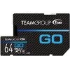 TEAM GROUP TGUSDX64GU303 GO 4K CARD SERIES 64GB MICRO SDXC UHS-I U3 V30