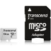 TRANSCEND 300S TS64GUSD300S-A 64GB MICRO SDXC UHS-I U1 CLASS 10 WITH ADAPTER