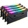 RAM CORSAIR CMW128GX4M4E3200C16 VENGEANCE RGB PRO BLACK 128GB (4X32GB) DDR4 3200MHZ QUAD KIT