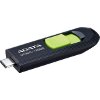 ADATA ACHO-UC300-128G-RBK/GN UC300 128GB USB 3.2 TYPE-C FLASH DRIVE BLACK GREEN