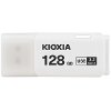 KIOXIA TRANSMEMORY HAYABUSA U301 128GB USB3.0 FLASH DRIVE WHITE