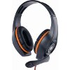 GEMBIRD GHS-05-O GAMING HEADSET WITH VOLUME CONTROL, ORANGE-BLACK, 3.5 MM
