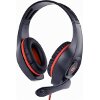GEMBIRD GHS-05-R GAMING HEADSET WITH VOLUME CONTROL, RED-BLACK, 3.5 MM