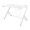 DELTACO GAM-055-W GAMING ΤΡΑΠΕΖΙ WHITE LINE WHITE 116X75X75CM