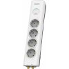 PHILIPS SPN7041WA/GRS ΠΟΛΥΠΡΙΖΟ ΑΣΦΑΛΕΙΑΣ 4 ΘΕΣΕΩΝ ΜΕ ΔΙΑΚΟΠΤΗ ΚΑΙ ΠΡΟΣΤΑΣΙΑ ΟΜΟΑΞΟΝΙΚΟΥ ΚΑΛΩΔΙΟΥ