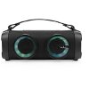 NEDIS SPBB306BK BLUETOOTH PARTY BOOMBOX 2.0 16W WITH CARRYING HANDLE AND PARTY LIGHTS BLACK