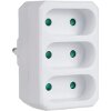 MACLEAN MCE212 TRIPLE FLAT, UNIVERSAL PLUG, 16A, MAX. 3680W