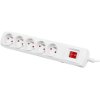 NATEC NSP-1719 BERCY 400 5X FRENCH OUTLETS SURGE PROTECTOR WHITE 1.5M