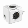 ALLOCACOC POWERCUBE ORIGINAL USB GREY 4 ΠΡΙΖΕΣ + 2 USB