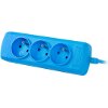 ARMAC ARCOLOR 3 3M 3X FRENCH OUTLETS POWER STRIP BLUE
