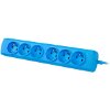 ARMAC ARCOLOR6 3M 6X FRENCH OUTLETS POWER STRIP BLUE