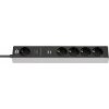 BRENNENSTUHL 1159780615 EXTENSION LEAD 5-FOLD 1.5M USB POWER DELIVERY