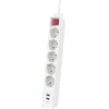 HAMA 133758 POWER STRIP, 5-WAY, USB-C/USB-A SOCKET, PD/QUICK CHARGE MAX. 18W, WS