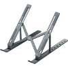 SAVIO PB-01 GRAY, ALUMINUM OFFICE STAND FOR NOTEBOOK,AND TABLET STAND