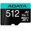 ADATA AUSDX512GUI3V30SA2-RA1 PREMIER PRO 512GB MICRO SDXC U3 V30 A2 WITH ADAPTER