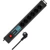 REV POWER STRIP 6-WAY 3M SUPRAGUARD ANTHRACITE