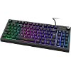 DELTACO GAM-110-UK GAMING ΠΛΗΚΤΡΟΛΟΓΙΟ ΜΕΜΒΡΑΝΗΣ ΕΝΣΥΡΜΑΤΟ TKL RGB UK LAYOUT ΜΑΥΡΟ