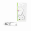 NEDIS CCGP64851WT02 USB ADAPTER USB 3.2 GEN 1 USB TYPE-C MALE VGA FEMALE 5GBPS 0.20M WHITE POLYBAG