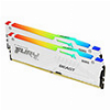RAM KINGSTON KF556C40BWAK2-32 FURY BEAST WHITE RGB 32GB (2X16GB) DDR5 5600MHZ CL40 XMP DUAL KIT
